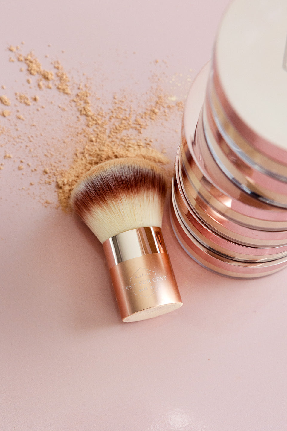 Loose Mineral Foundation & Kabuki brush cent pur cent