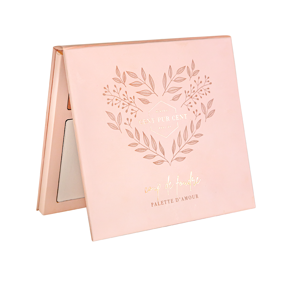 contour makeup palette Cent Pur Cent Palette d'Amour Coup de foudre