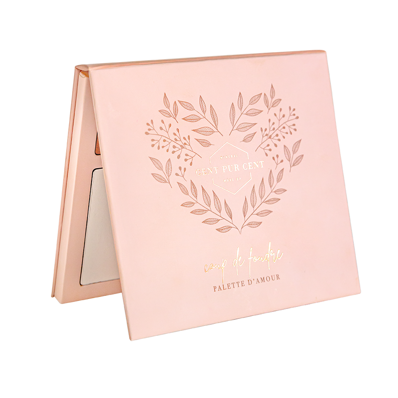 contour makeup palette Cent Pur Cent Palette d'Amour Coup de foudre