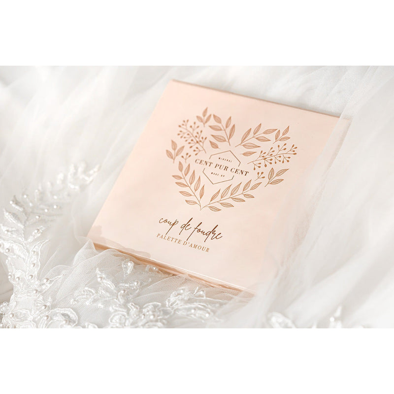 contour makeup palette Cent Pur Cent Palette d'Amour Coup de foudre