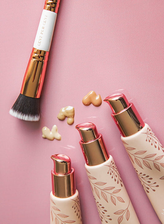 Blush Brush aanbrengen van blush, bronzer, highlighter Cent Pur Cent