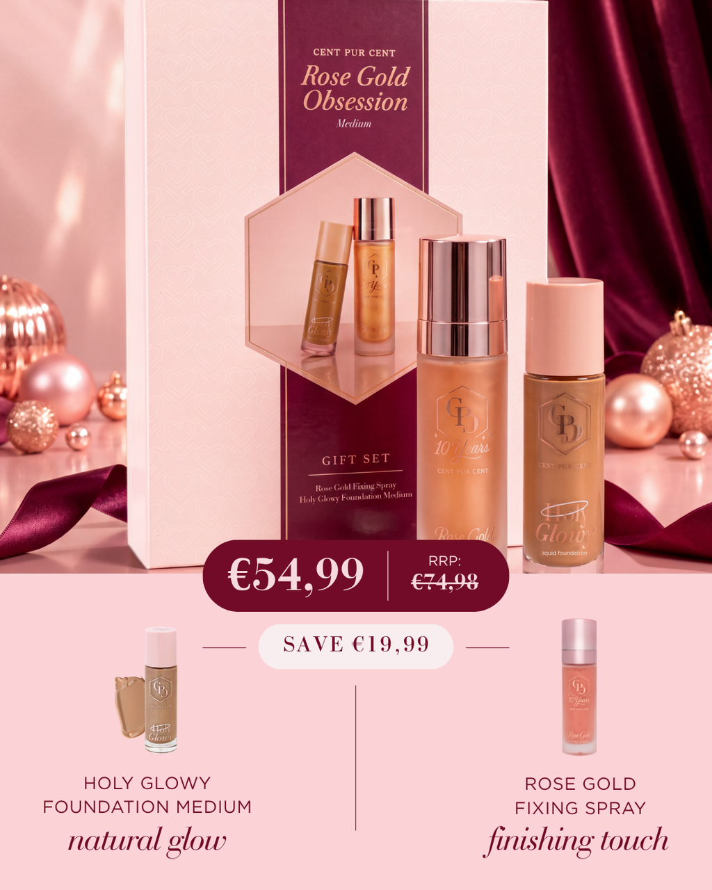 Rose Gold Obsession – Foundation & Fixing Spray