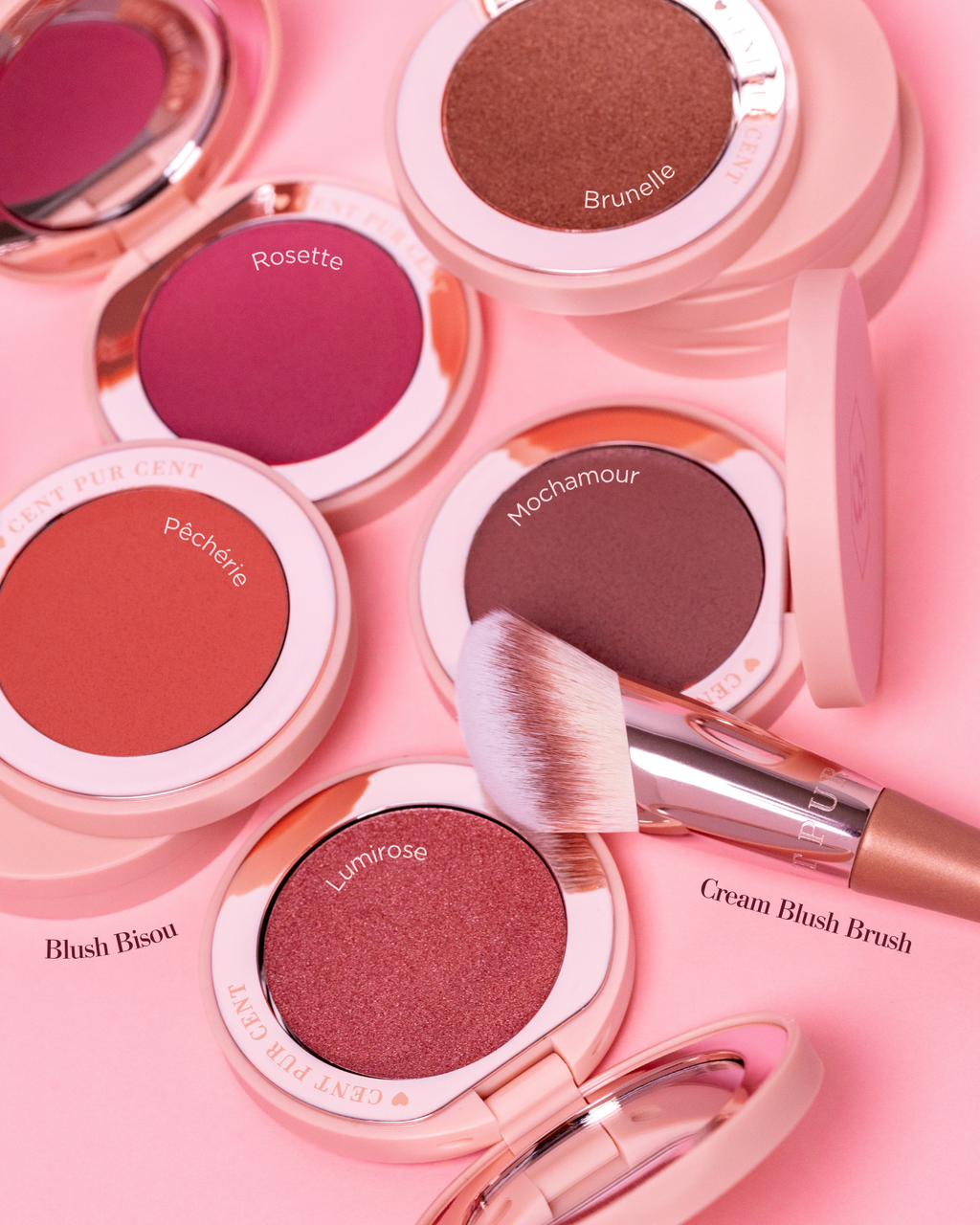 Blush Bisou & Cream Blush Brush bundel