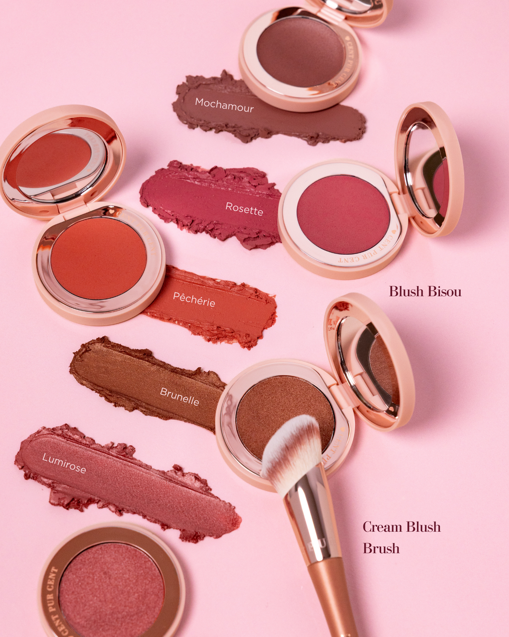 Blush Bisou & Cream Blush Brush bundel