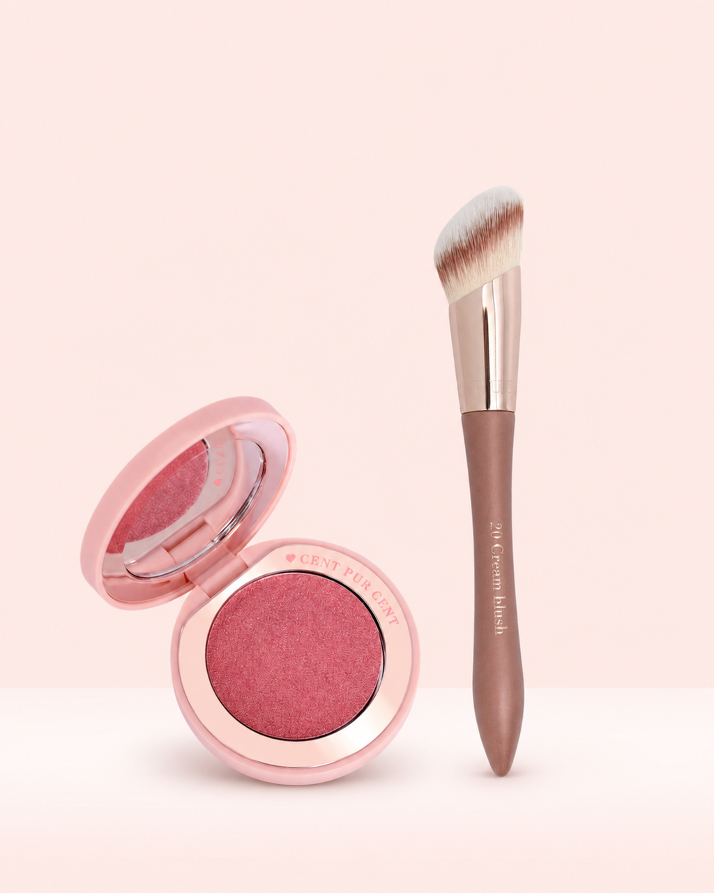 Blush Bisou & Cream Blush Brush bundel