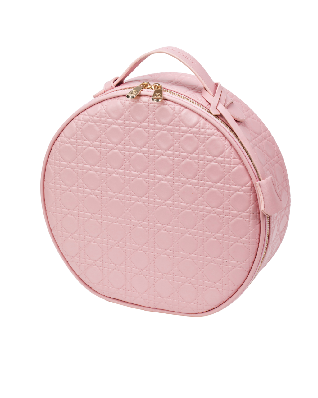 Round Makeup Bag Pink