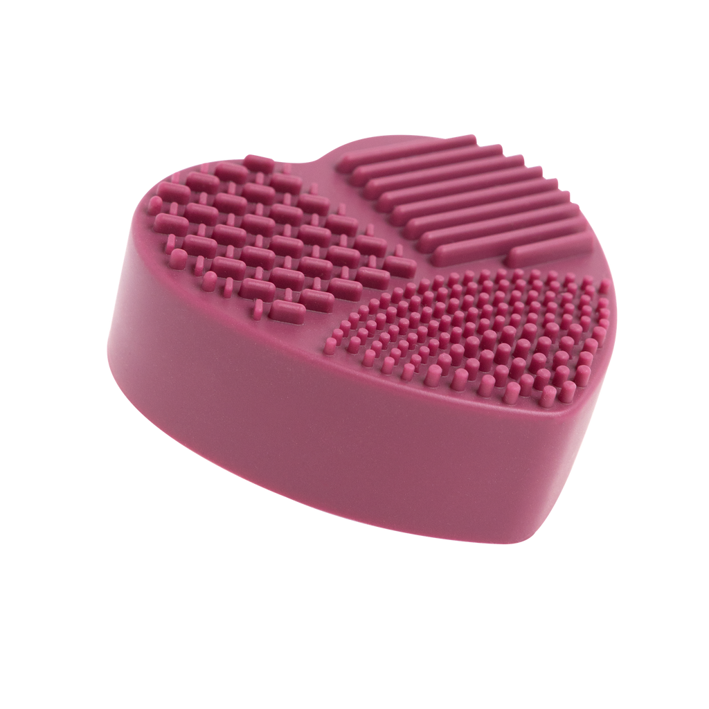 CPC GIFT dry cleansing tool brushes heart bordeaux