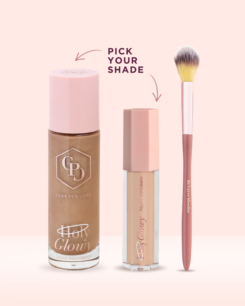 Holy Glowy Bundle (include pennello blender grande)